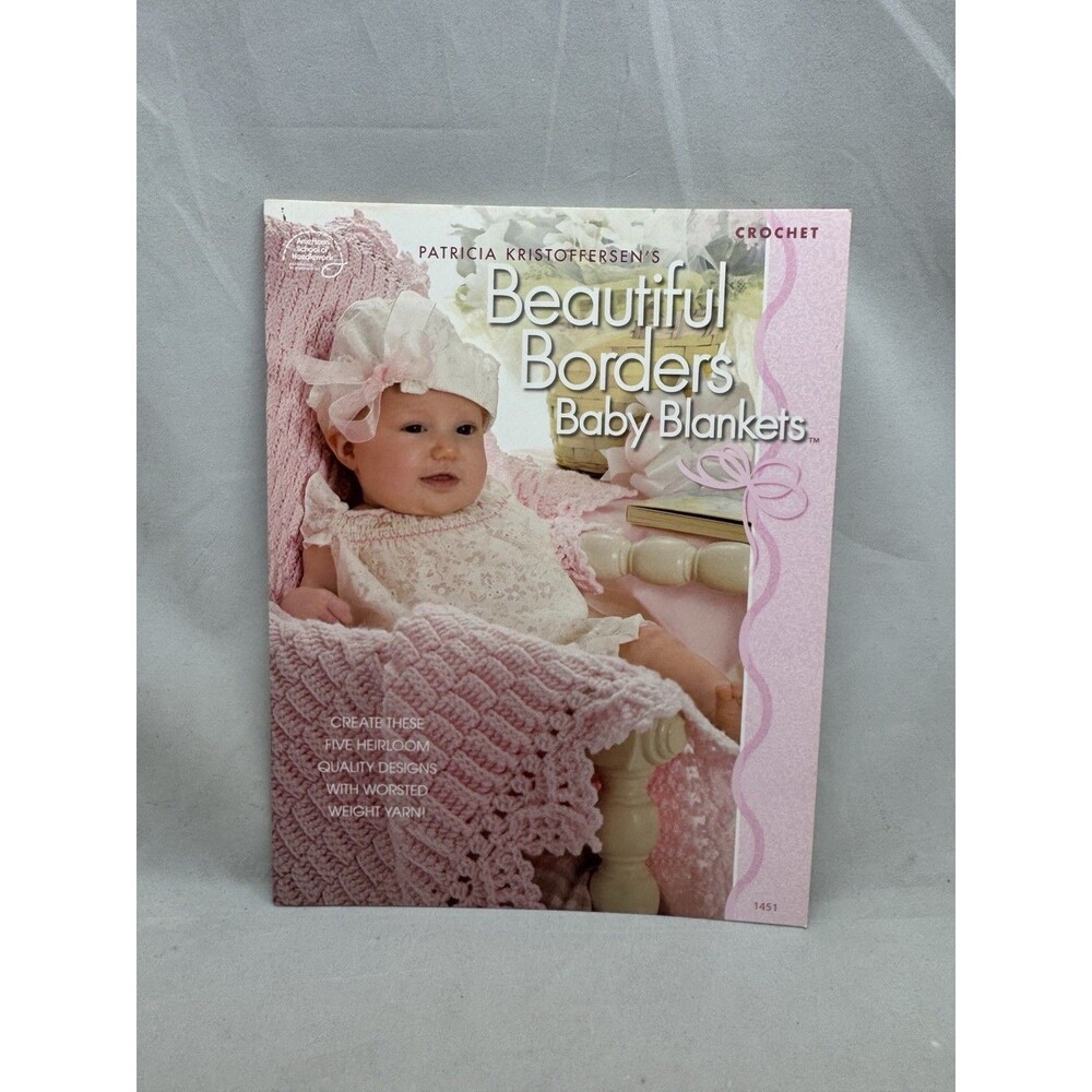 Patricia Kristoffersen's Beautiful Borders Baby Blankets Crochet Pattern Booklet